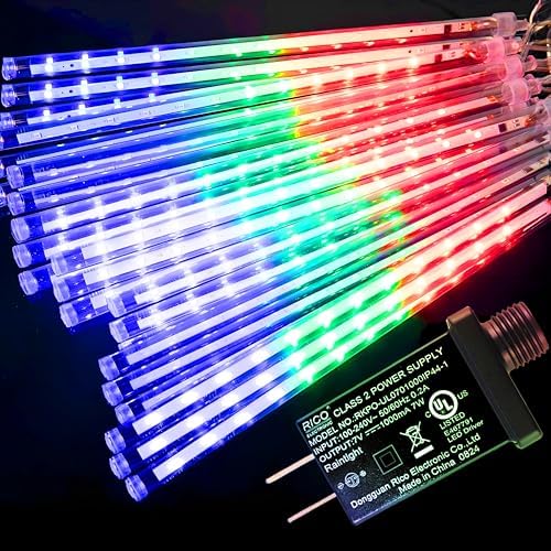 Aukora Christmas Lights Outdoor, Meteor Shower Lights UL Certified