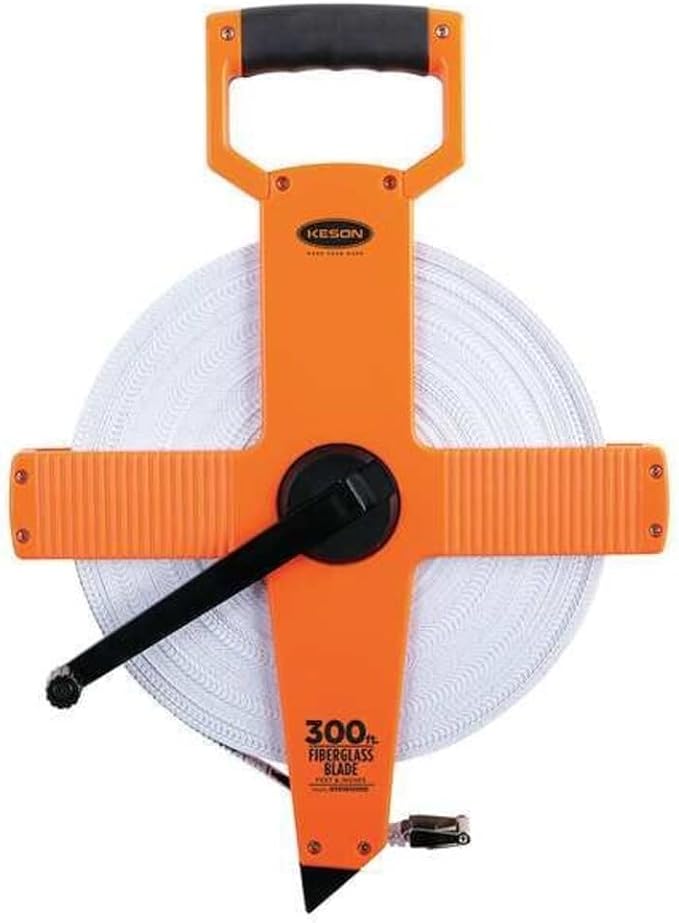 Keson 300 ft Tape Measure, 1/2 in Blade OTR-1810-300 - 1 Each