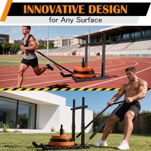 GanFindX Workout Weight Sled for Speed & Athletic Strength Training