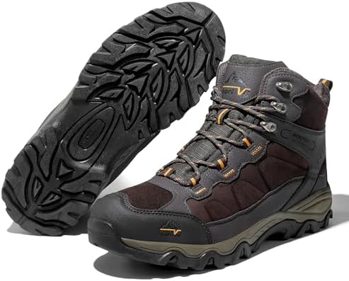 NORTIV 8 Men's Waterproof Lightweight Hiking Boots