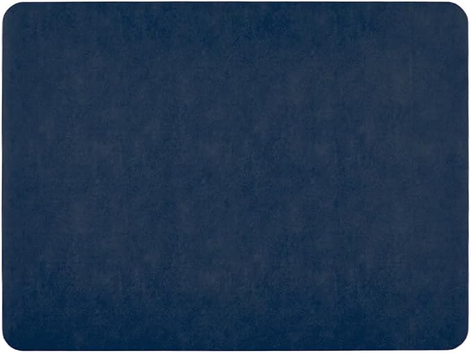 TYUU Bathroom Mat Quick Dry, Bathroom Rugs Non Slip Washable Thin Absorbent Bath Mat Fits Under Door Bathroom Floor Mat Perfect for Bath, Shower, or Sink 36"x48" Navy Blue