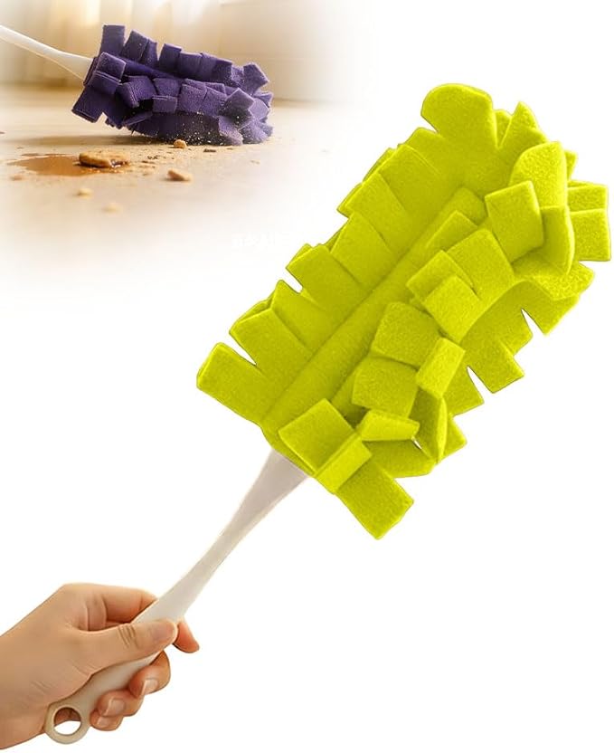 Duster Refills Reusable,2026 New 360° Fleece Duster Refills Set,Reusable Duster Pads Washable for Ceiling Fan Window Kitchen Floor Car (2, Yellow)
