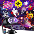 2026 Upgraded Halloween Projector, 8 Patterns (Ocean Wave & Patterns),8 Theme Waterproof Holiday Projector with Remote for Halloween,Christmas,Happy New Year