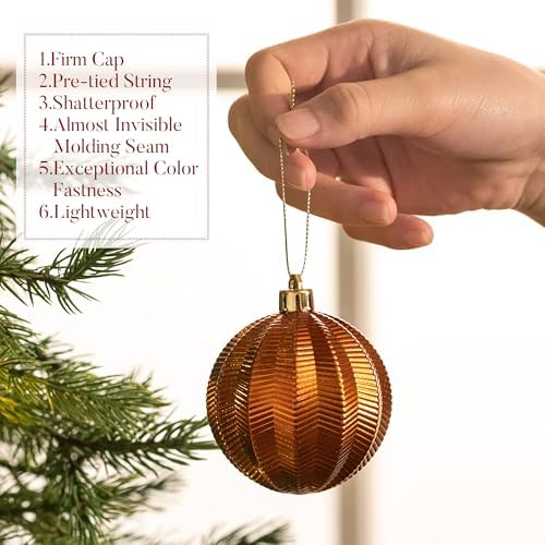Valery Madelyn 35ct Christmas Tree Decorations Ball Ornaments 2.76 Inches