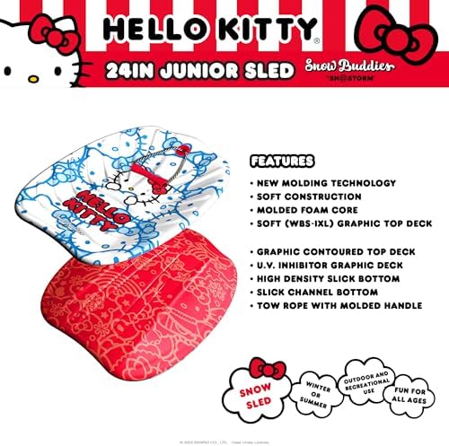 SNO-Storm Hello Kitty Snow Buddies by SNO-Storm 24in Sled