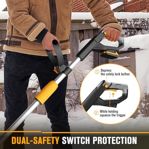 HEINPRO Cordless Snow Shovel Compatible with DeWalt 20V Max Battery