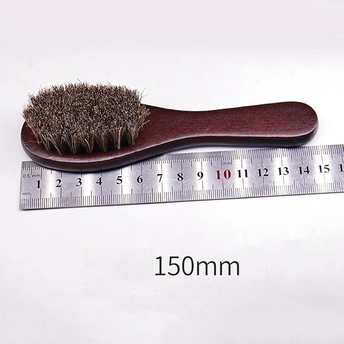 Brush Shoe Polishing Scrub Skimming Remove Long Handle Soft Oil