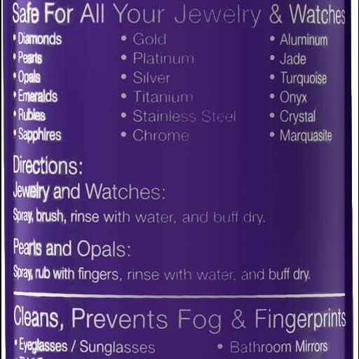 Razzle Dazzle Jewelry, Watch & Glass Cleaner Spray Bottle, 8 oz.