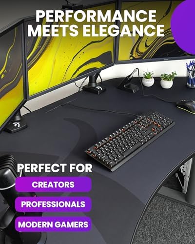 Arozzi Arena Angelo Gaming Desk Pad Gunmetal
