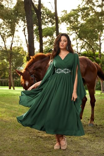 Scarlet Darkness Women's Renaissance Costume V Neck Medieval Fairy Dresses