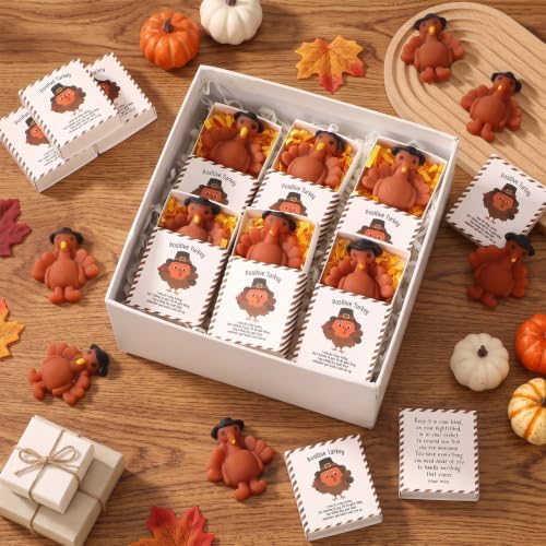 24 Sets Thanksgiving Positive Gifts Fall Turkey Party Favors