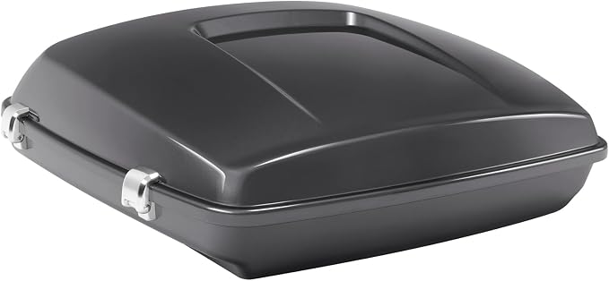 5.5" Razor Motorcycle Trunk W/Latch Key Fit For Harley 2014-2025 Touring CVO Road King Street Glide Electra Glide Ultra Limited Pack Gauntlet Gray Metallic