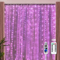Brightown 300 LED Fairy Curtain Lights, 9.8ft x 9.8ft Curtain String Lights