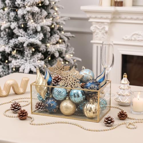 Valery Madelyn 40ct Christmas Tree Decorations Ball Ornaments Set Medium