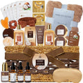 Gifts for Women & Men, 35 Pcs Coconut & Vanilla Self Care Spa Gifts Basket
