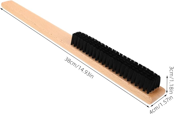 GALPADA 4pcs Clothing Bristles Cleaning Brush Handle for Gentle Care for Laundry Suits and Upholstery Maintenance Home Cleaning Essential