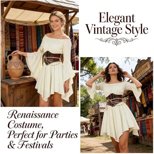 Renaissance Costume Women Pirate outfit Ren Fairy Dress Halloween Costume