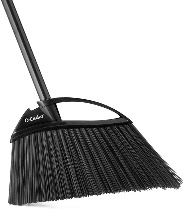 O-Cedar Angle Broom 157950 Outdoor Power Angle Broom, Assorted Colors (pack of 4)