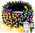 TW SHINE 66FT 200 LED Color Changing Christmas Lights, Warm White & Multi Color Waterproof String Lights with 11 Functions, Remote Christmas Decorations for Indoor Outdoor Party Wedding Garden Decor