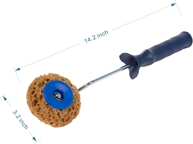 Hanroy Sponge Paint Roller for Texture Painting Decorators Brush Tool, Fast and Easy Pattern Art Sponge Roller for Home Wall(M90Z)
