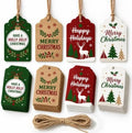 Christmas Gift Tags - 60 PCS Gift Tags for Christmas Presents with String