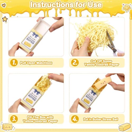 30 Sets Funny Appreciation Gifts Butter Party Favors with Boxes