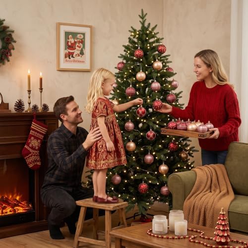 Valery Madelyn 35ct Christmas Tree Decorations Ball Ornaments 2.36 Inches