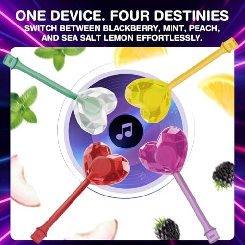 Amos TastySounds Wireless Audio Music Lollipop Gift Set-1Device+3Refills