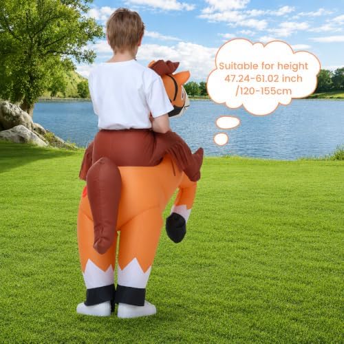 Inflatable Animal Costume for kids Cosplay Party Ride on Animal Blow Up Costumes Halloween