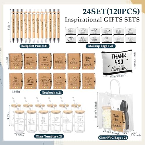 120 Pcs Employee Appreciation Gifts Bulk, Thank You Gifts