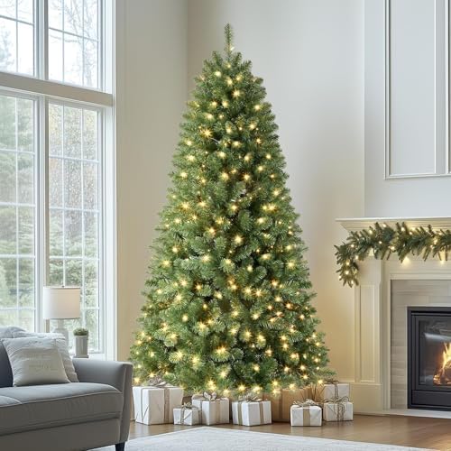 SHareconn 6.5ft Prelit Artificial Classic Spruce Christmas Tree