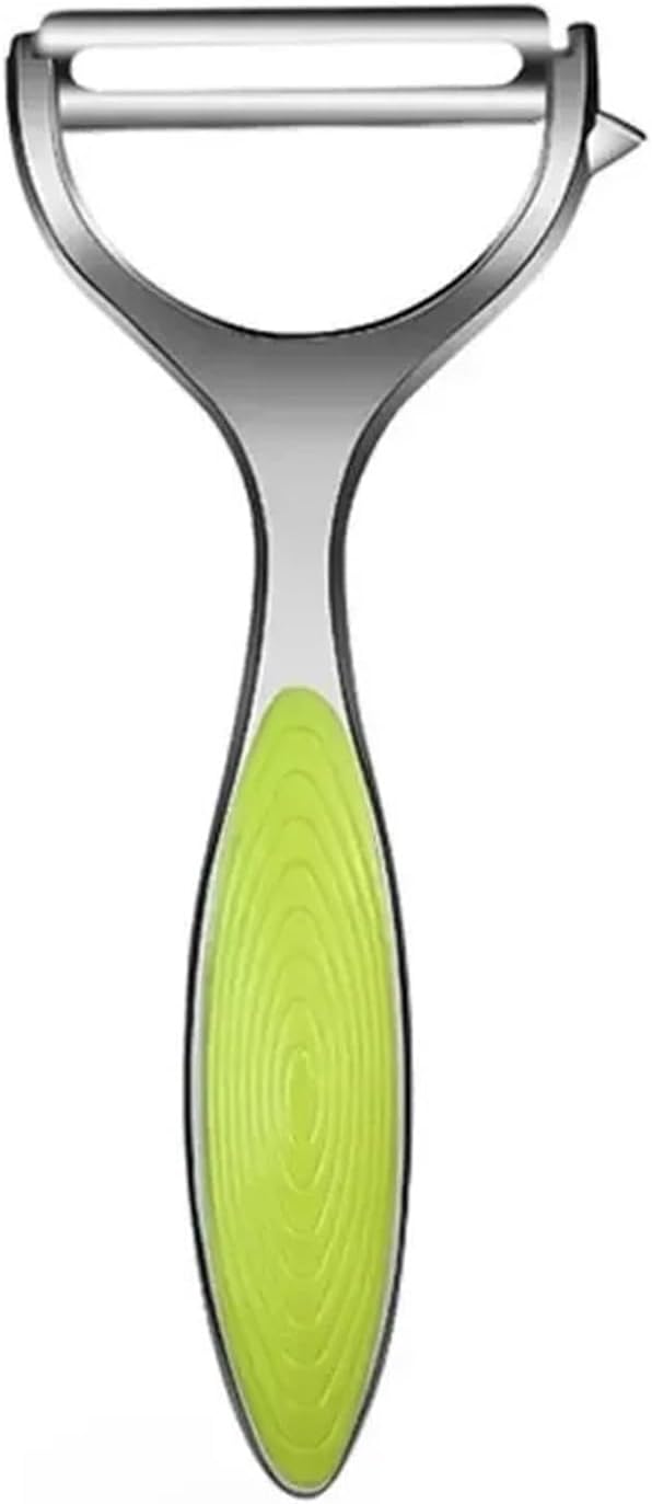 1PC Stainless Steel Vegetable Peeler - Multi-Function Potato Peeler & Carrot Grater for Kitchen Use(1pc green A)