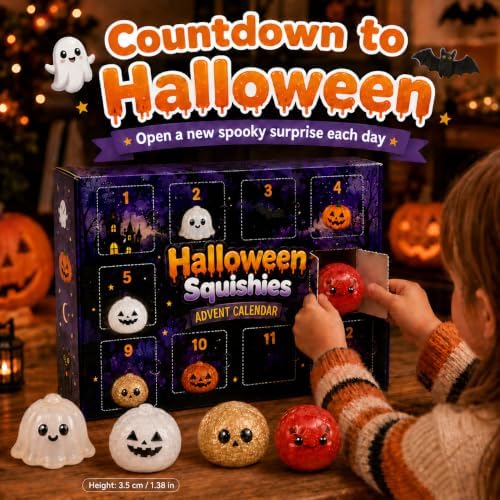 Christmas Halloween Squishies Advent Calendar 2026 Countdown for Adults