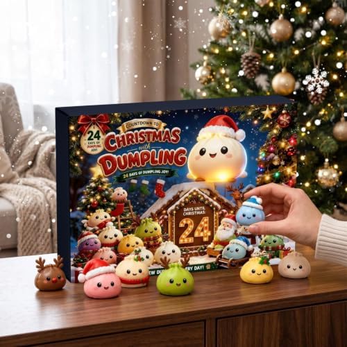 Squishy Advent Calendar 2026 Christmas Gift 24 Days Holiday Decor Countdown