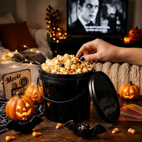 Funnymoom 20 Pack 48 oz Halloween Trick or Treat Candy Buckets for Party