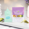Truly Free Dryer Angel - Natural Dryer Sheet Alternative, Non-Toxic Reusable Fabric Softener Sheets and Scent Booster, Safe for Babies and Sensitive Skin - 1 Empty Reusable Scent Boost Pouch + 2 Fills