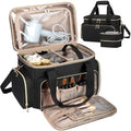 GDNasist Large Makeup Bag, Portable Travel Makeup Bag Organizer