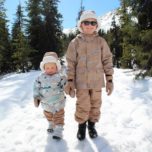 JAN & JUL Cozy-Dry Rain & Snow Pants for Toddlers