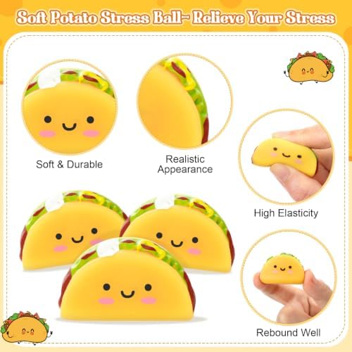 Thenshop 20 Pcs Taco Ball Motivational Gifts for Coworkers