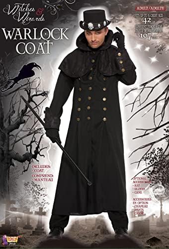 Forum Men's Costume Warlock Coat