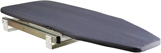 SAROSORA Retractable Ironing Board Closet Pull-Out Stow Away in The Cabinet Easy to Install (Navy Blue)