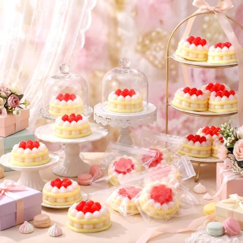 Meooeck 12 Pcs Cake Fidgets Balls for Adults Party Favors