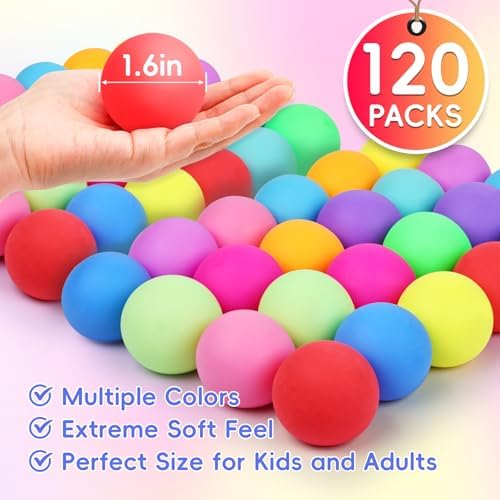 VISCOO 120 Pack Slow Rising Stress Ball,Stress Balls for Adults,Fidget Toys