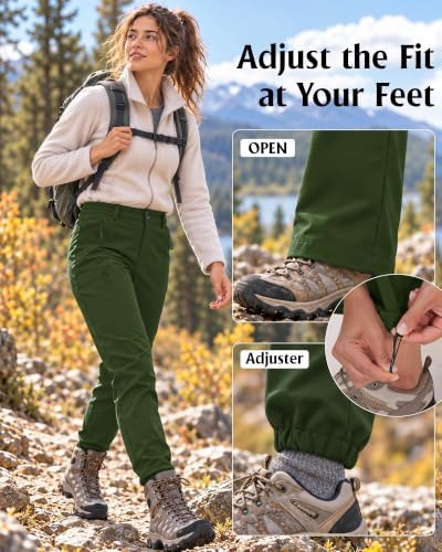 Women's Fleece-Lined Softshell Hiking Pants