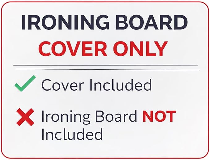TIVIT Ironing Board Cover 18 x 54” – Made in Italy, Alumitek PRO Heat-Reflective, Thick 4-Layer Padding, Scorch & Stain Resistant