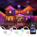 Linkind Permanent Outdoor Lights for House HP5, 100ft RGBTW Eave Lights