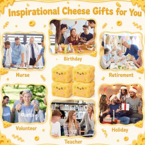24 Sets Inspirational Cheese Pun Funny Gifts Party Favors