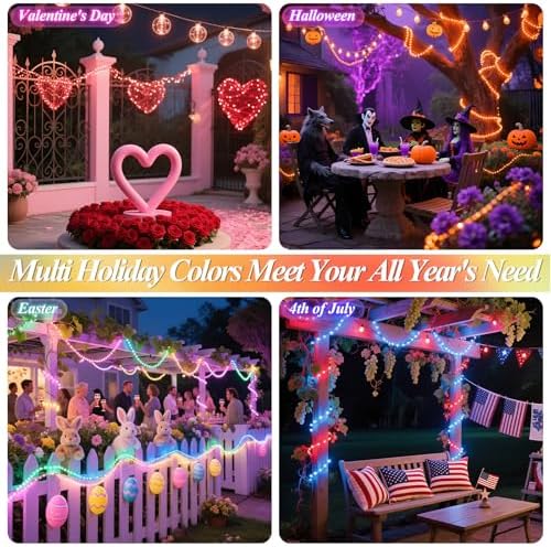300 LED Fairy Lights Color Changing, 98 FT 35 Colors String Lights with Remote, 17 Single Color & 18 Holiday Colors, Christmas Twinkle Light Plug in for Bedroom Holiday Wedding Indoor Party Decor