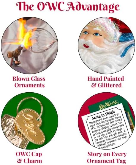 Old World Christmas Glass Blown Ornament Bride-Blonde (10227)