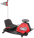 Razor Crazy Cart Sport - 24V Electric Drifting Go Kart, Variable Speed, Up to 12 mph, Up To 40 Minutes of Continuous Use, Drift Bar for Controlled Drifts, Ages 9+